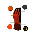 Thermal Latex Work Gloves - Double Dipped Cold Protection