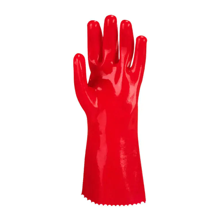 PVC Gauntlet Gloves 14" - Heavy Duty Chemical Protection