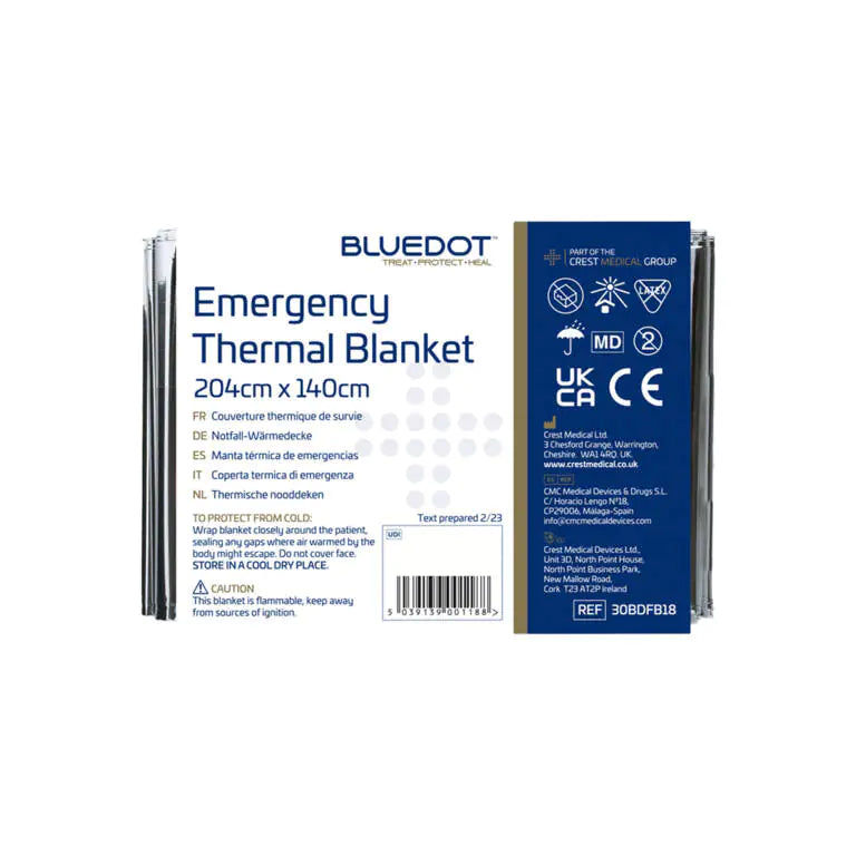 EMERGENCY FOIL THERMAL BLANKET