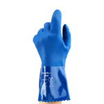 Chemical Resistant PVC Gloves - AlphaTec 23-200 Grip