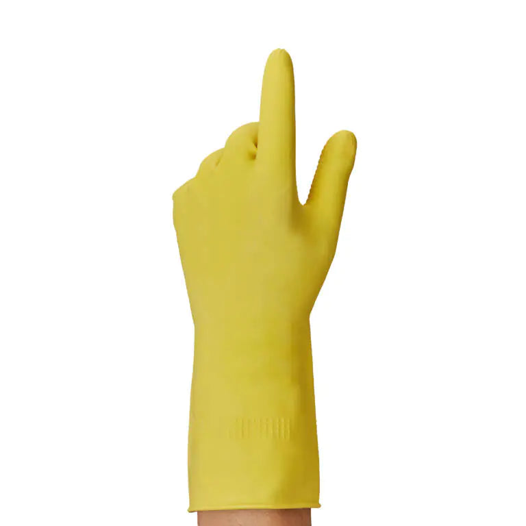 Latex Chemical Gloves - AlphaTec 87-063 Grip Protection