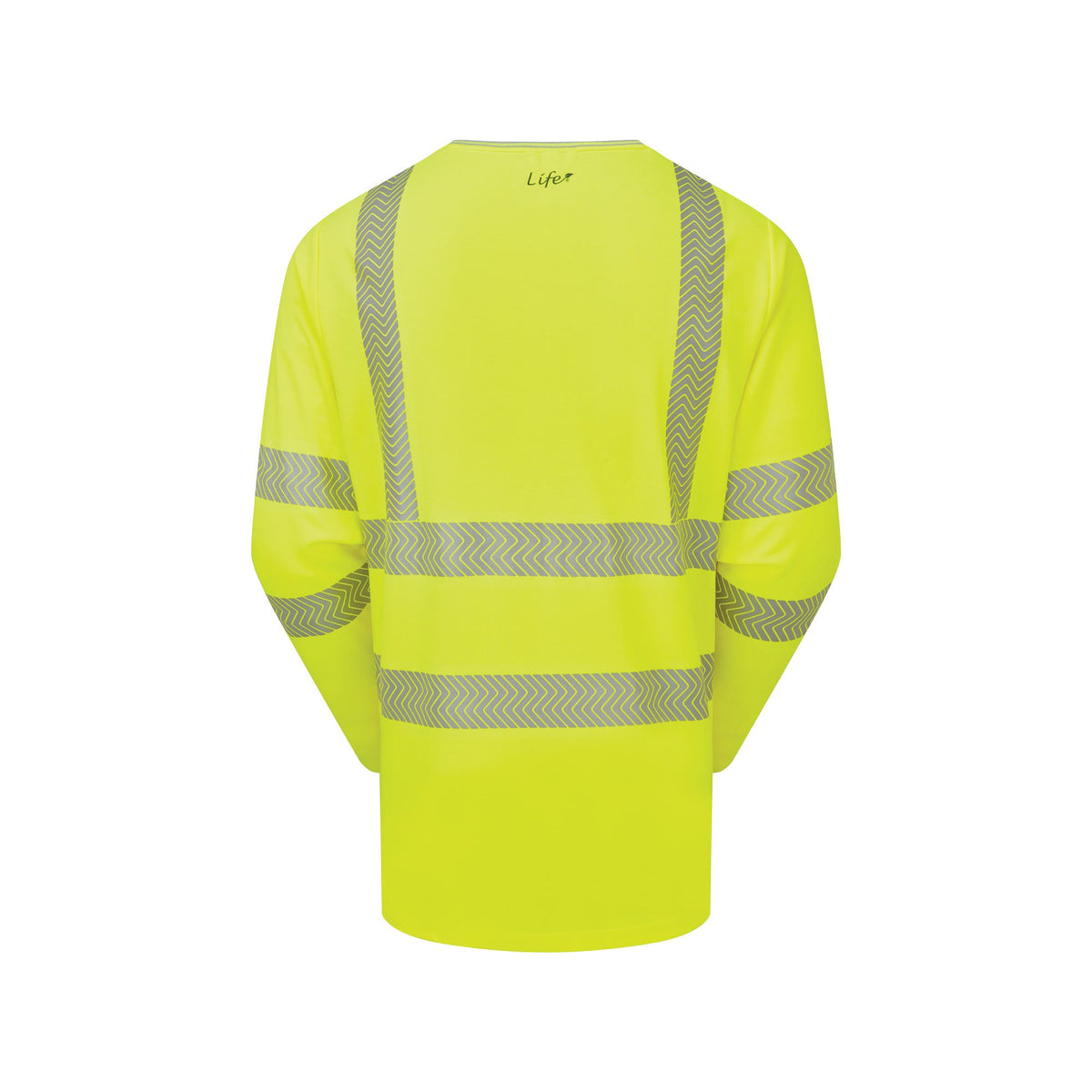 PULSAR LIFE Hi-Vis Yellow Bamboo Long Sleeve T-Shirt LFE935