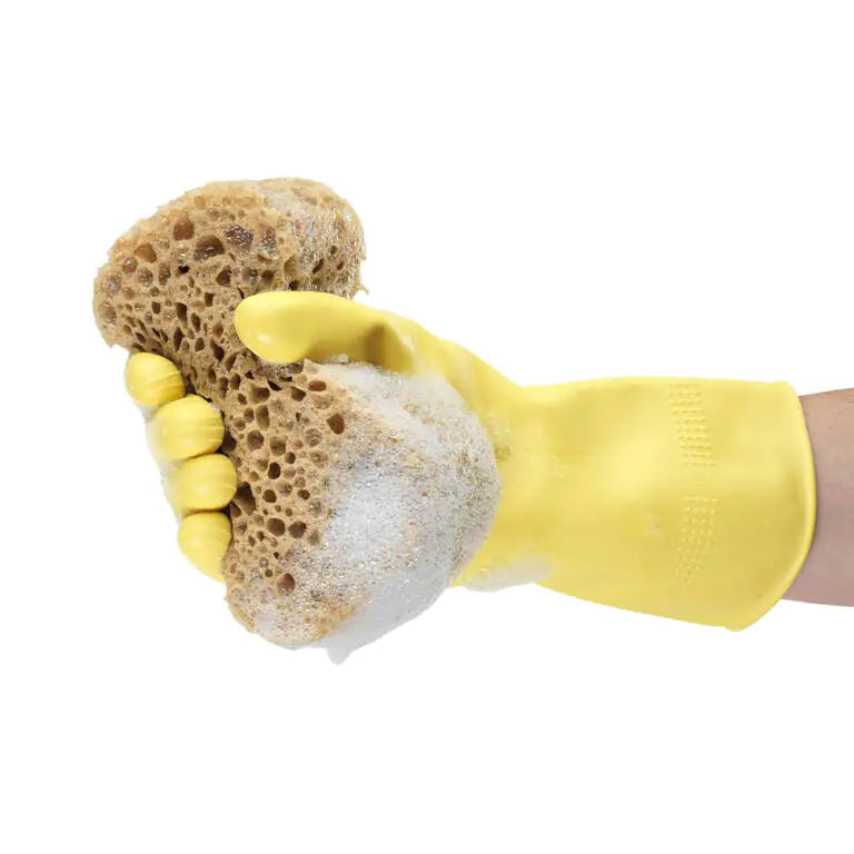 Latex Chemical Gloves - AlphaTec 87-063 Grip Protection