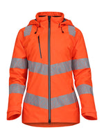 Women's Hi-Vis Orange Waterproof Shell Jacket RCT851-ORG