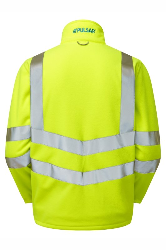 PULSAR Protect Hi-Vis Interactive Fleece Jacket Yellow P507-R