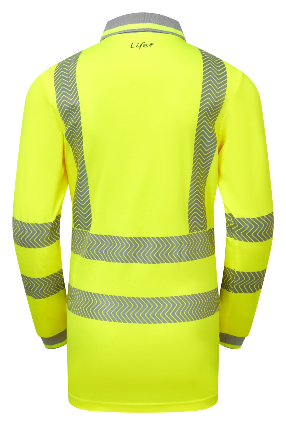 PULSAR LIFE Women's Hi-Vis Yellow Long Sleeve Polo LFE975-NB