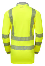 PULSAR LIFE Women's Hi-Vis Yellow Long Sleeve Polo LFE975-NB