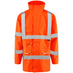 Leo TORRIDGE Hi-Vis Orange Waterproof Coat A06-O-LEO