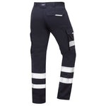 Leo ILFRACOMBE Navy Cargo Work Trousers with Knee Pad Pockets CT02-NV-LEO