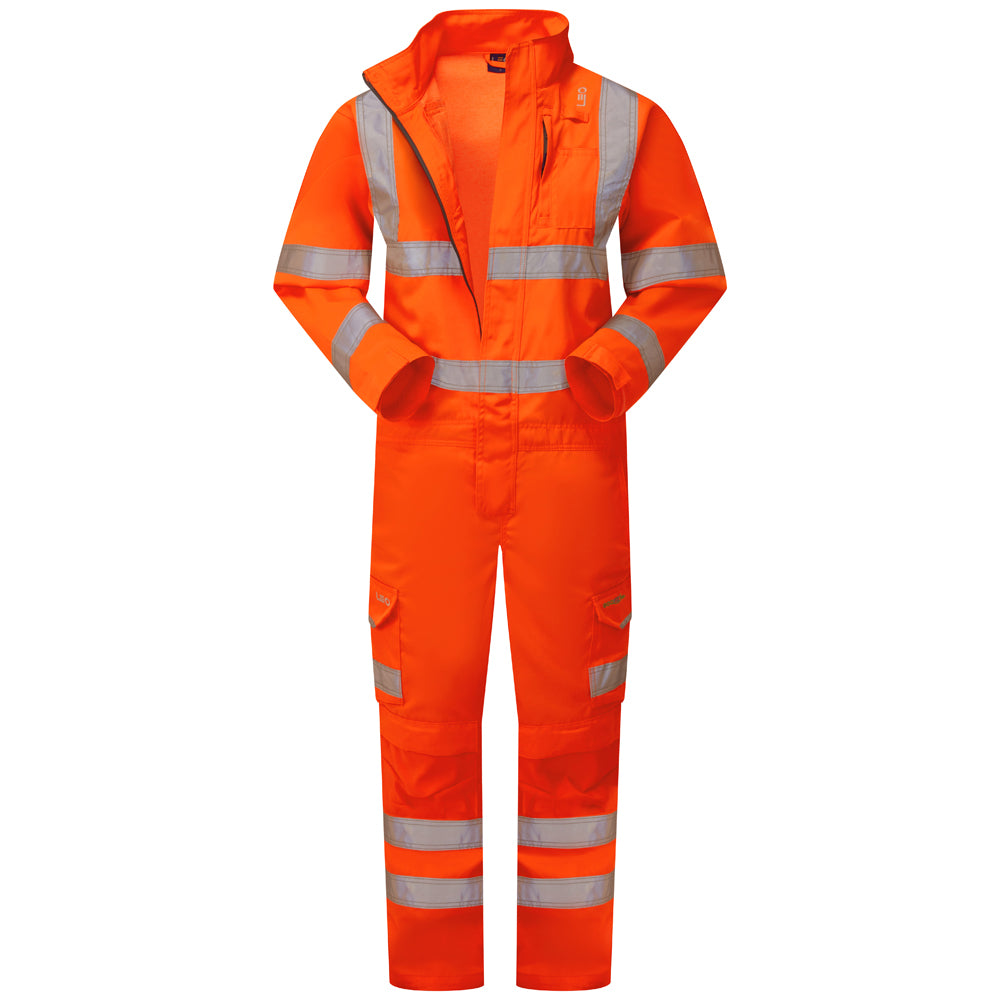 Leo MOLLAND Hi-Vis Orange Coverall CV01-O-LEO