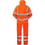 Leo WATERTOWN Hi-Vis Orange Waterproof Coverall CV02-O-LEO