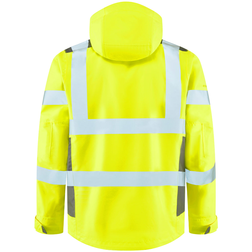 Leo EXMOOR Hi-Vis Yellow Waterproof Jacket J04-Y-LEO