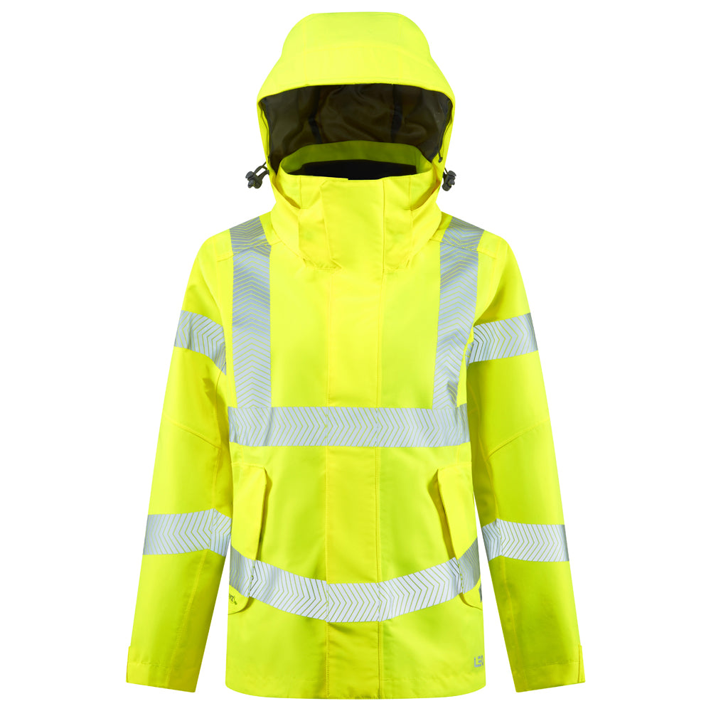 Leo ROSEMOOR Hi-Vis Yellow Waterproof Jacket JL04-Y-LEO