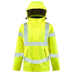 Leo ROSEMOOR Hi-Vis Yellow Waterproof Jacket JL04-Y-LEO