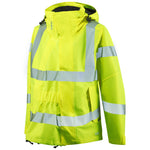 Leo ROSEMOOR Hi-Vis Yellow Jacket with Pregnancy Expander JL04/EX01-Y-LEO