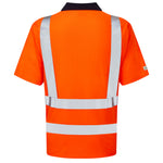 Leo CROYDE Hi-Vis Orange Polo Shirt P01-O-LEO
