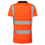 Leo LANA Women's Hi-Vis Orange Polo Shirt PL01-O-LEO