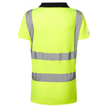 Leo LANA Women's Hi-Vis Yellow Polo Shirt PL01-Y-LEO