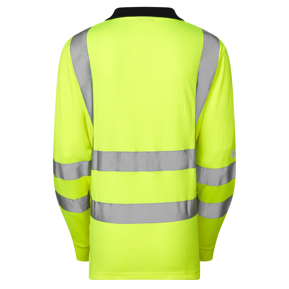 Leo BEAFORD Women's Hi-Vis Yellow Polo Shirt PL05-Y-LEO