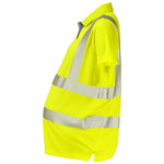 Leo LOVACOTT Hi-Vis Yellow Polo Shirt PM03-Y-LEO