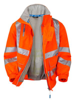 PULSAR Protect Orange Mesh Lined Bomber Jacket PR515-R