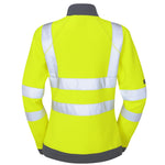 Leo ELBERRY Women's Hi-Vis Yellow Zip Sweatshirt SSL01-Y-LEO