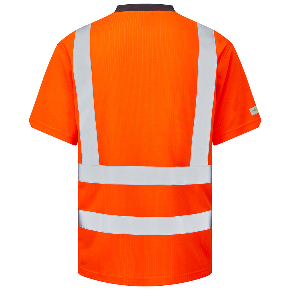 Leo NEWPORT Hi-Vis Orange T-Shirt T01-O-LEO