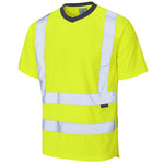 Leo BRAUNTON Hi-Vis Yellow T-Shirt T02-Y-LEO