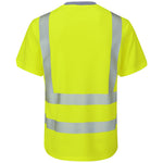 Leo LARKSTONE Hi-Vis Yellow T-Shirt T03-Y-LEO