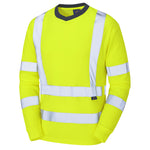 Leo RIVERTON Hi-Vis Yellow T-Shirt T05-Y-LEO