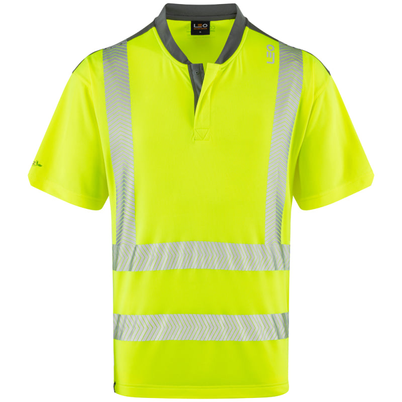 Leo PUTSBOROUGH Hi-Vis Yellow COOLMAX® T-Shirt T12-Y-LEO
