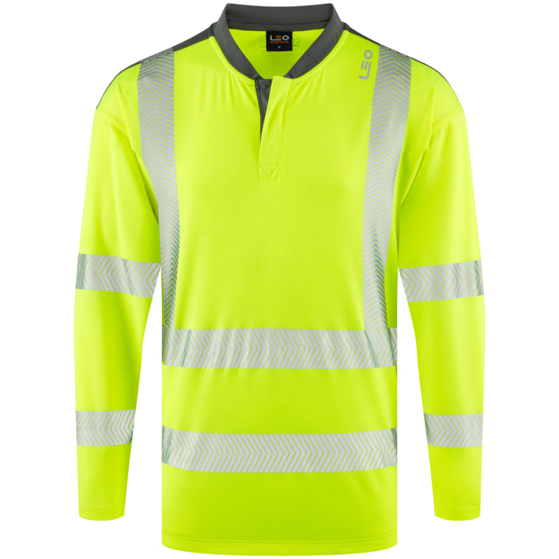 Leo WATERMOUTH Hi-Vis Yellow COOLMAX® T-Shirt T13-Y-LEO