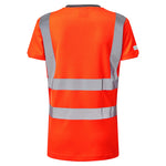 Leo BELSTONE Hi-Vis Orange Long Sleeve T-Shirt TL01-O-LEO