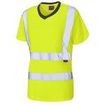 Leo BELSTONE Hi-Vis Yellow Long Sleeve T-Shirt TL01-Y-LEO