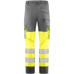 Leo BECKAMOOR Women's Hi-Vis Yellow/Grey Stretch Cargo Trousers CL04-Y/GY-LEO