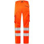 Leo BECKAMOOR Women's Hi-Vis Orange Stretch Cargo Trousers CL04-O-LEO