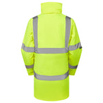 Leo CHERISTOW Hi-Vis Yellow Waterproof Coat AL01-Y-LEO