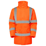 Leo CHERISTOW Hi-Vis Orange Waterproof Coat AL01-O-LEO