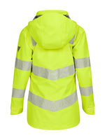 Women's Hi-Vis Yellow Waterproof Shell Jacket RCT850-YEL
