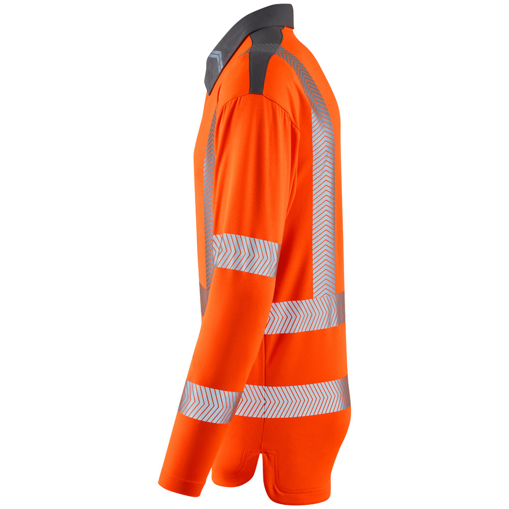 Leo GEORGEHAM Hi-Vis Orange Polo Shirt P13-O-LEO