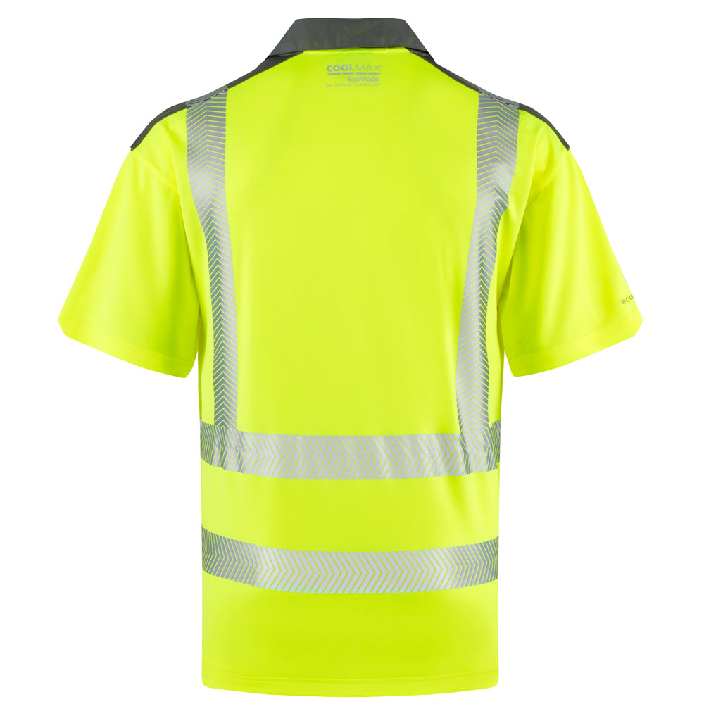 Leo TRIMSTONE Hi-Vis Yellow Polo Shirt P12-Y-LEO