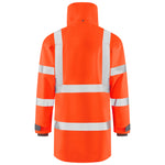Leo EASTLEIGH Hi-Vis Orange Waterproof Coat A07-O-LEO