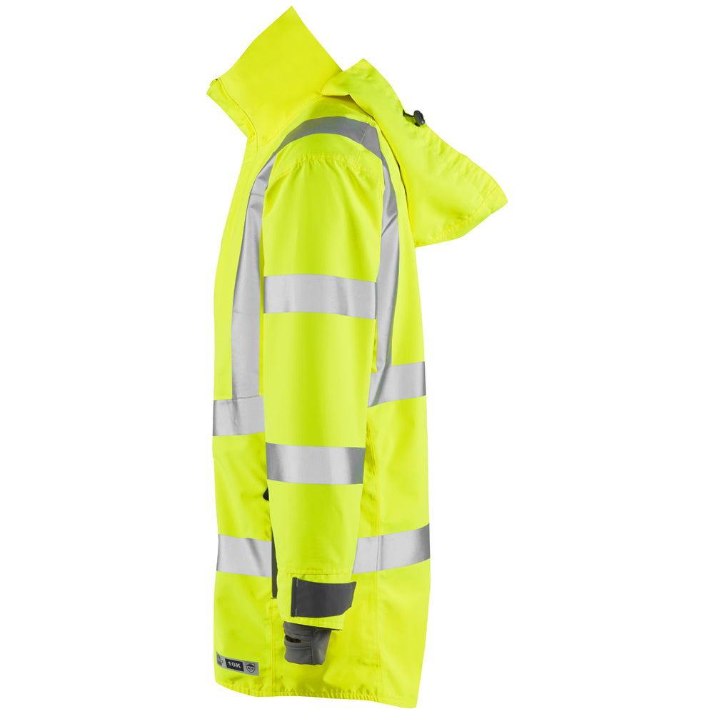 Leo EASTLEIGH Hi-Vis Yellow Waterproof Coat A07-Y-LEO