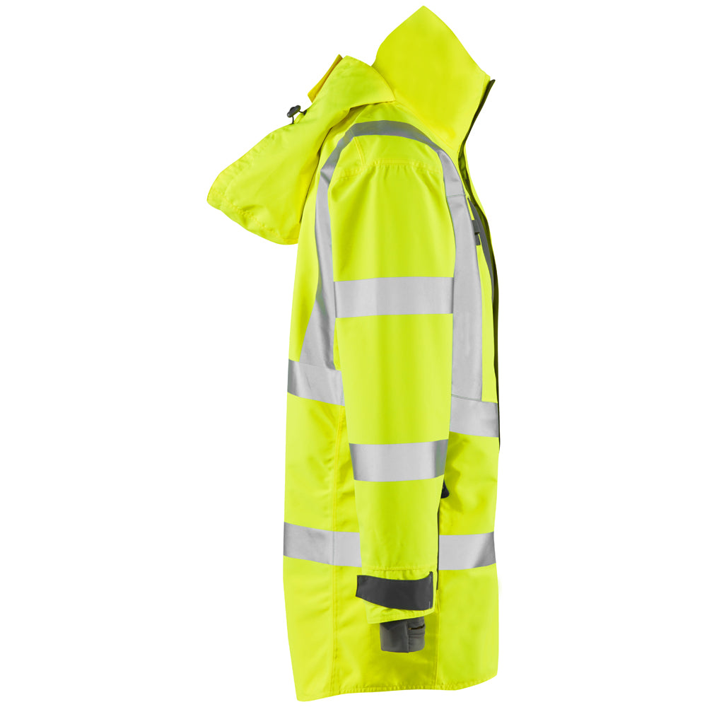 Leo EASTLEIGH Hi-Vis Yellow Waterproof Coat A07-Y-LEO