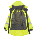 Leo EASTLEIGH Hi-Vis Yellow Waterproof Coat A07-Y-LEO