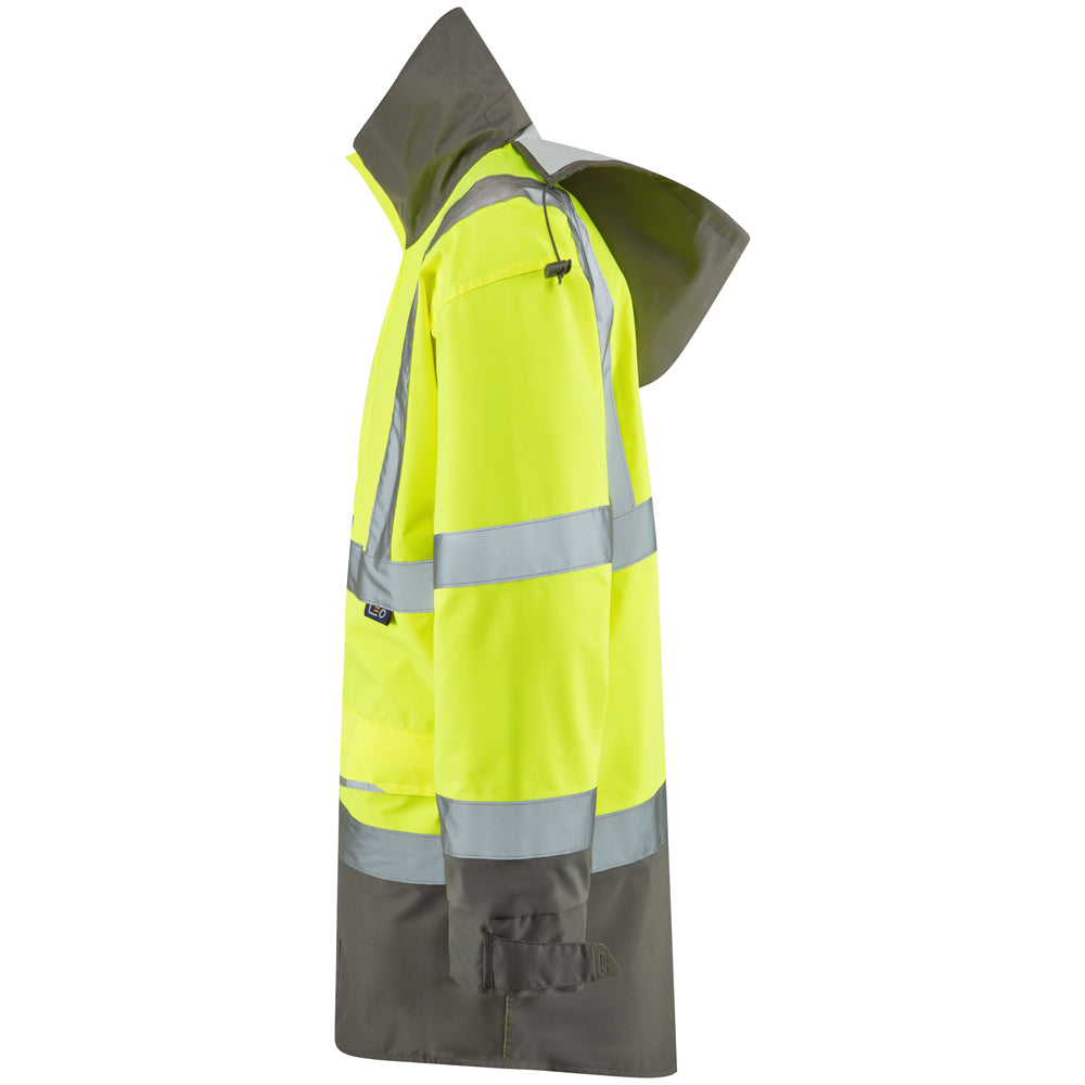 Leo TORRIDGE Hi-Vis Yellow Waterproof Coat A06-Y-LEO
