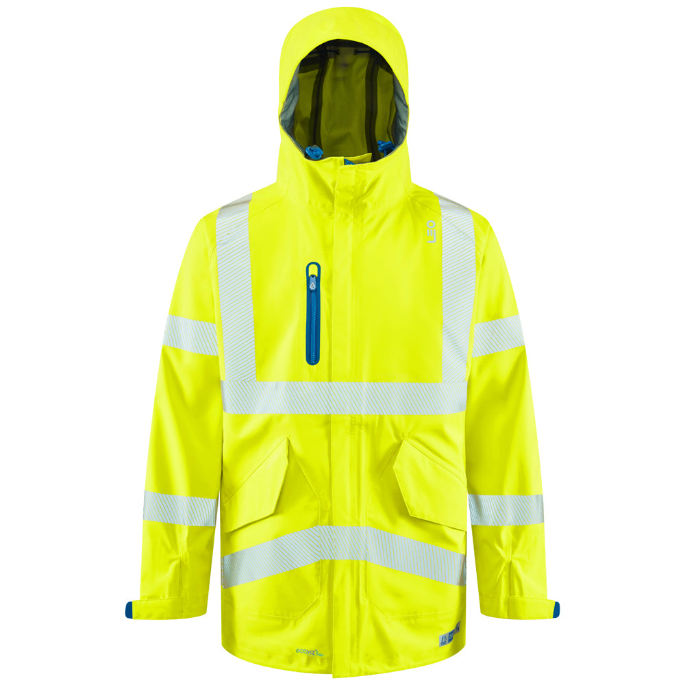 Leo MARISCO Hi-Vis Yellow Waterproof Jacket A20-Y-LEO