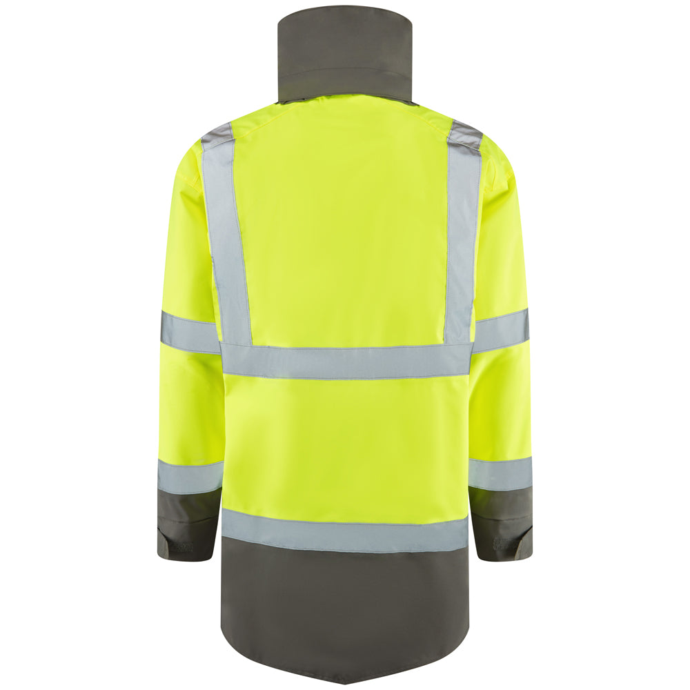 Leo TORRIDGE Hi-Vis Yellow Waterproof Coat A06-Y-LEO