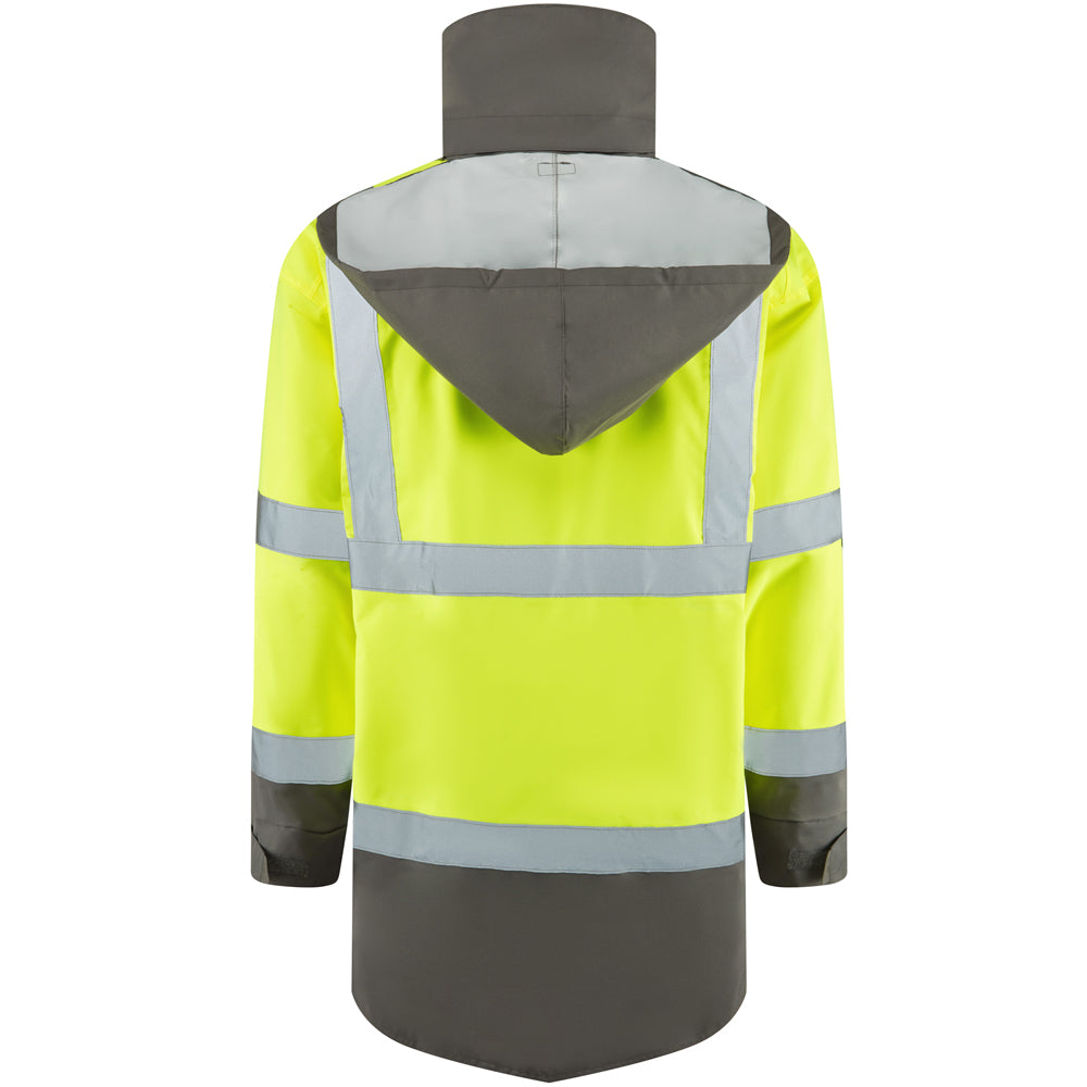 Leo TORRIDGE Hi-Vis Yellow Waterproof Coat A06-Y-LEO