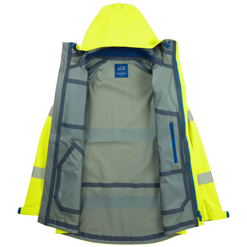 Leo MARISCO Hi-Vis Yellow Waterproof Jacket A20-Y-LEO